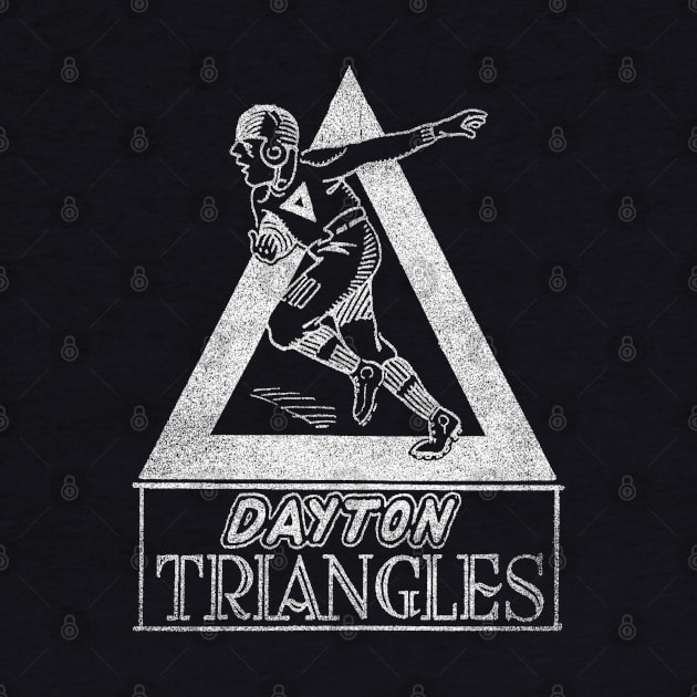 Dayton Triangles Vintage Distressed Retro by BarryJive